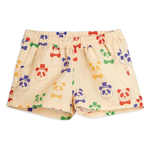 [minirodini] Panda woven shorts - Beige