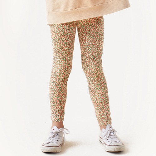 [tinycottons] MEADOW PANT - pastel yellow/summer red