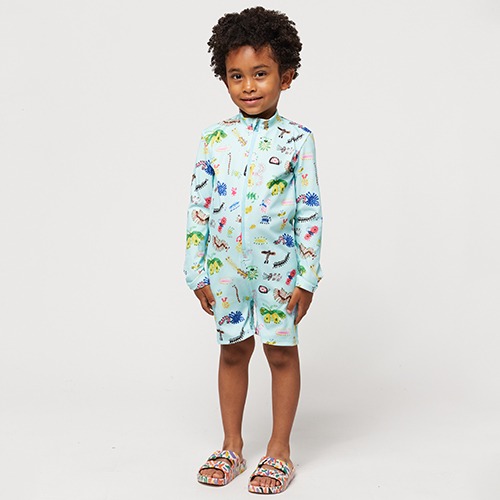 [bobochoses] Funny Insects all over swim overall